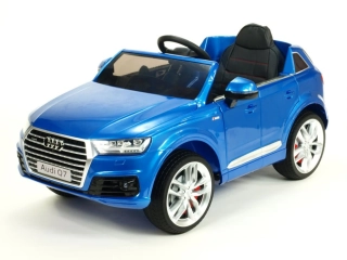 Dětské elektrické auto Audi Q7 s 2,4G DO - modré - II.JAKOST