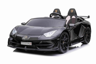 Dětské elektrické autíčko Lamborghini Aventador SVJ Roadster černé